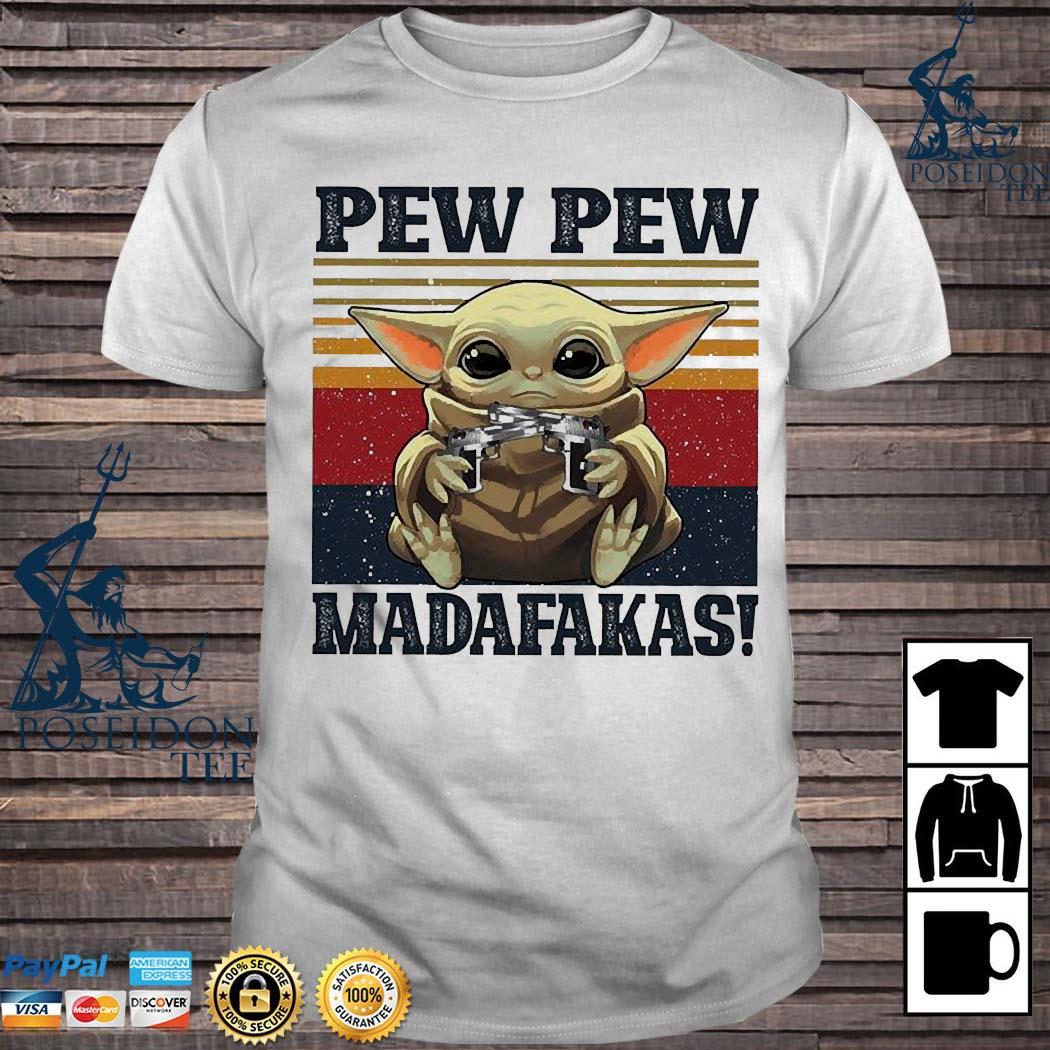 baby yoda pew pew shirt