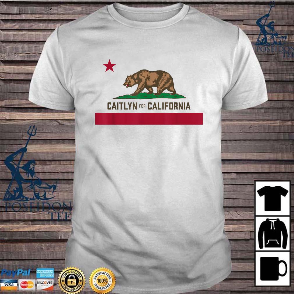 caitlyn jenner for governor t shirt