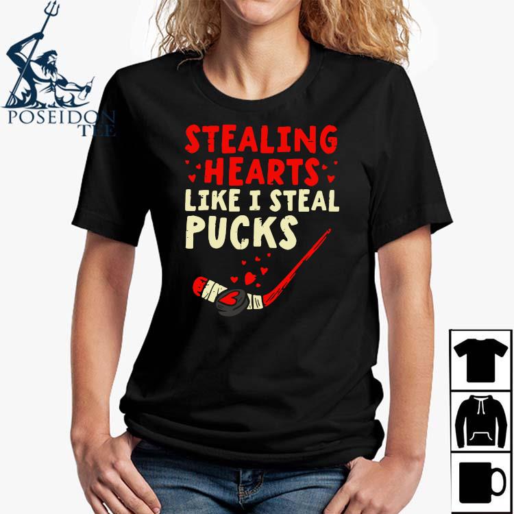 pucks in deep shirt