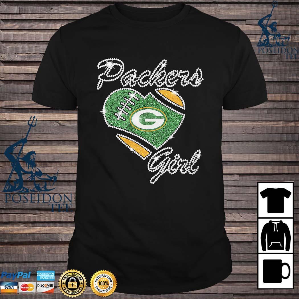 Green Bay Packers Diamond Heart Shirt