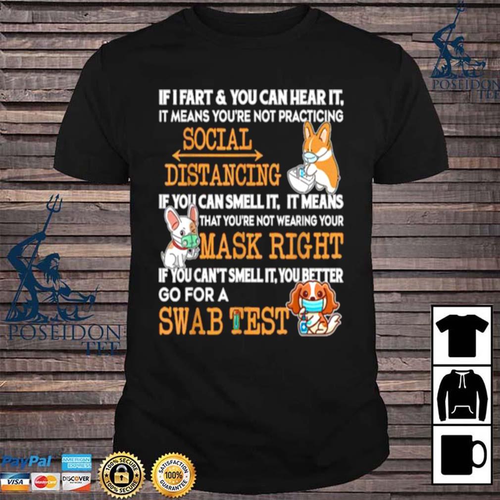 social distancing dog shirt