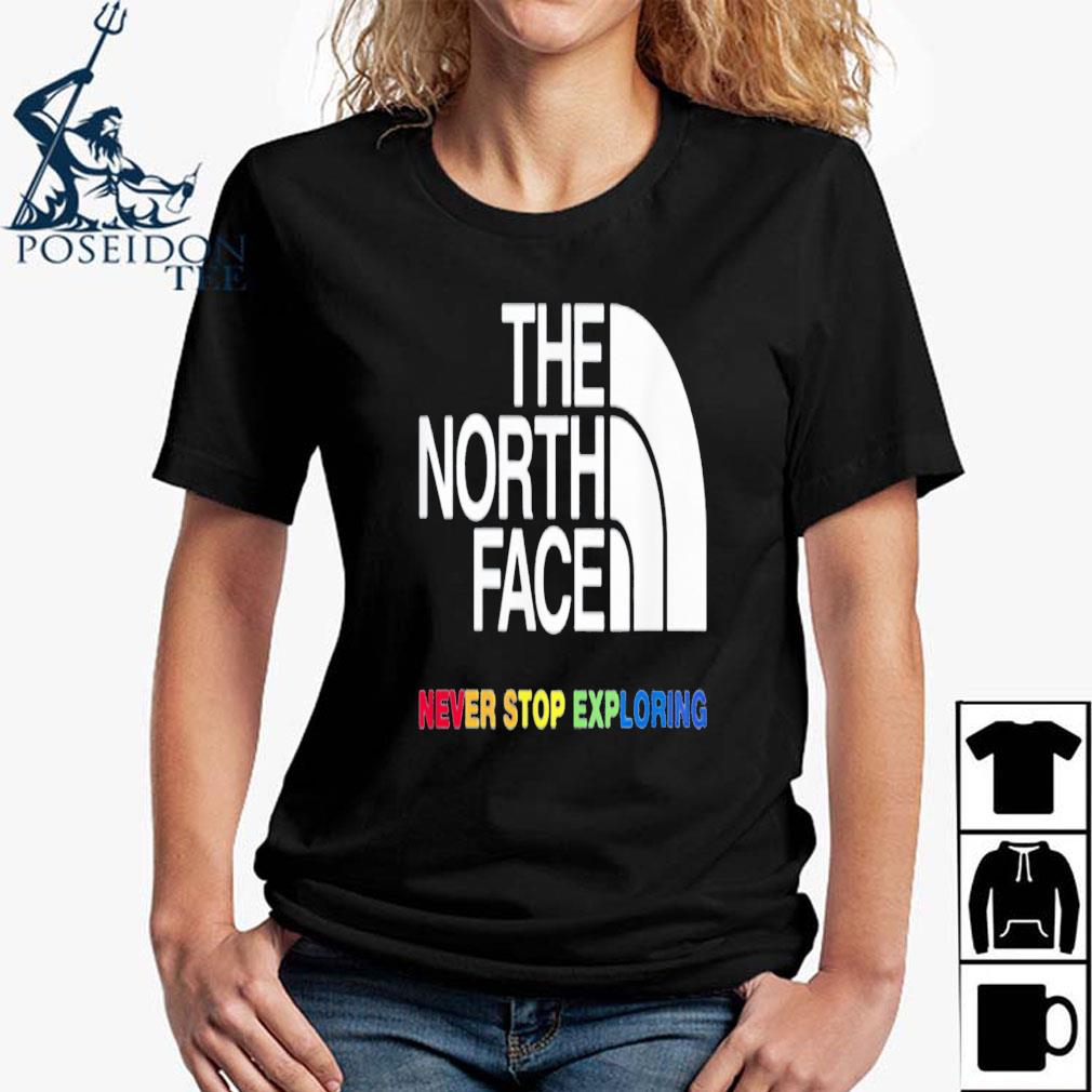 the north face never stop exploring sweatshirt