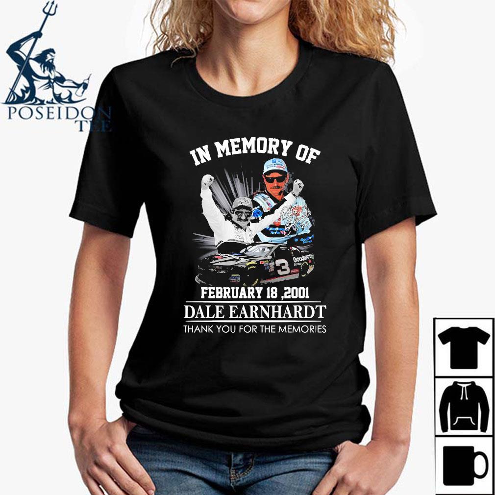 in memory of dale earnhardt shirt