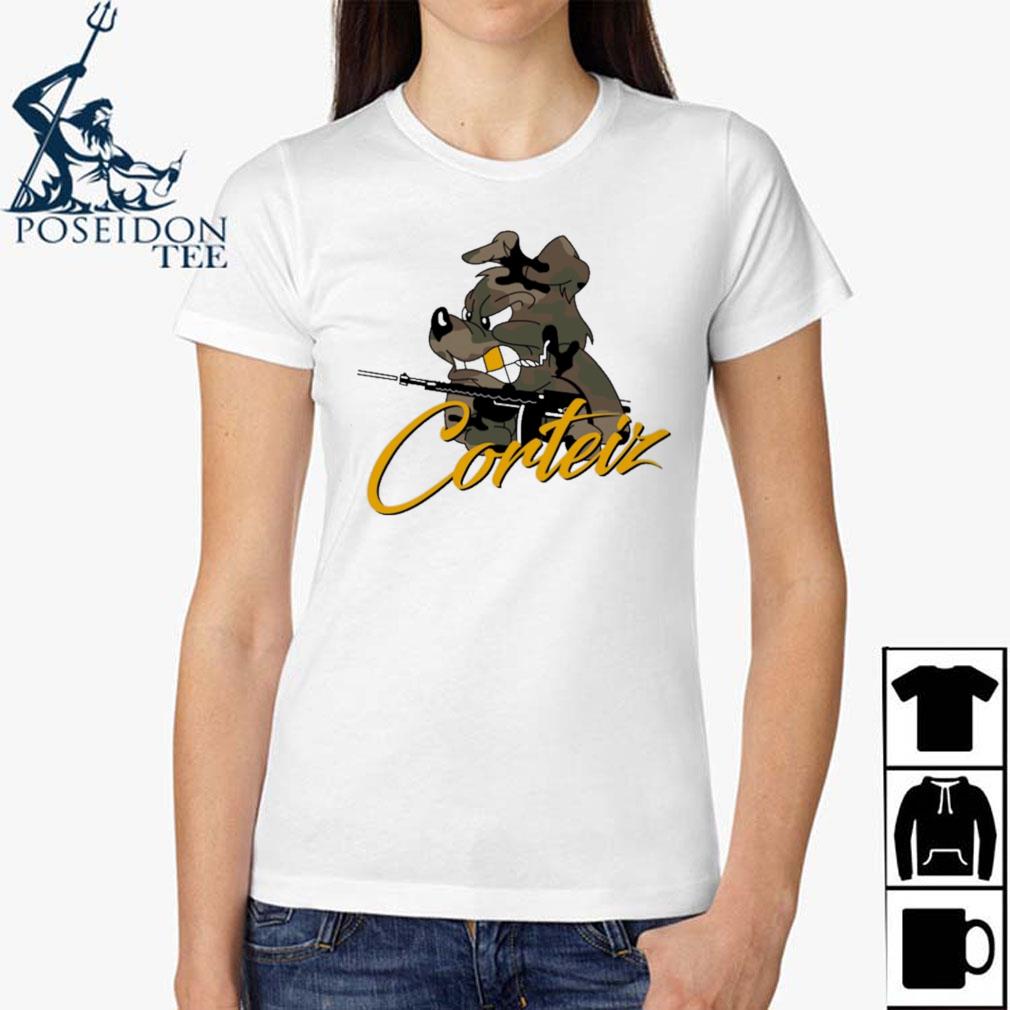 corteiz dog t shirt