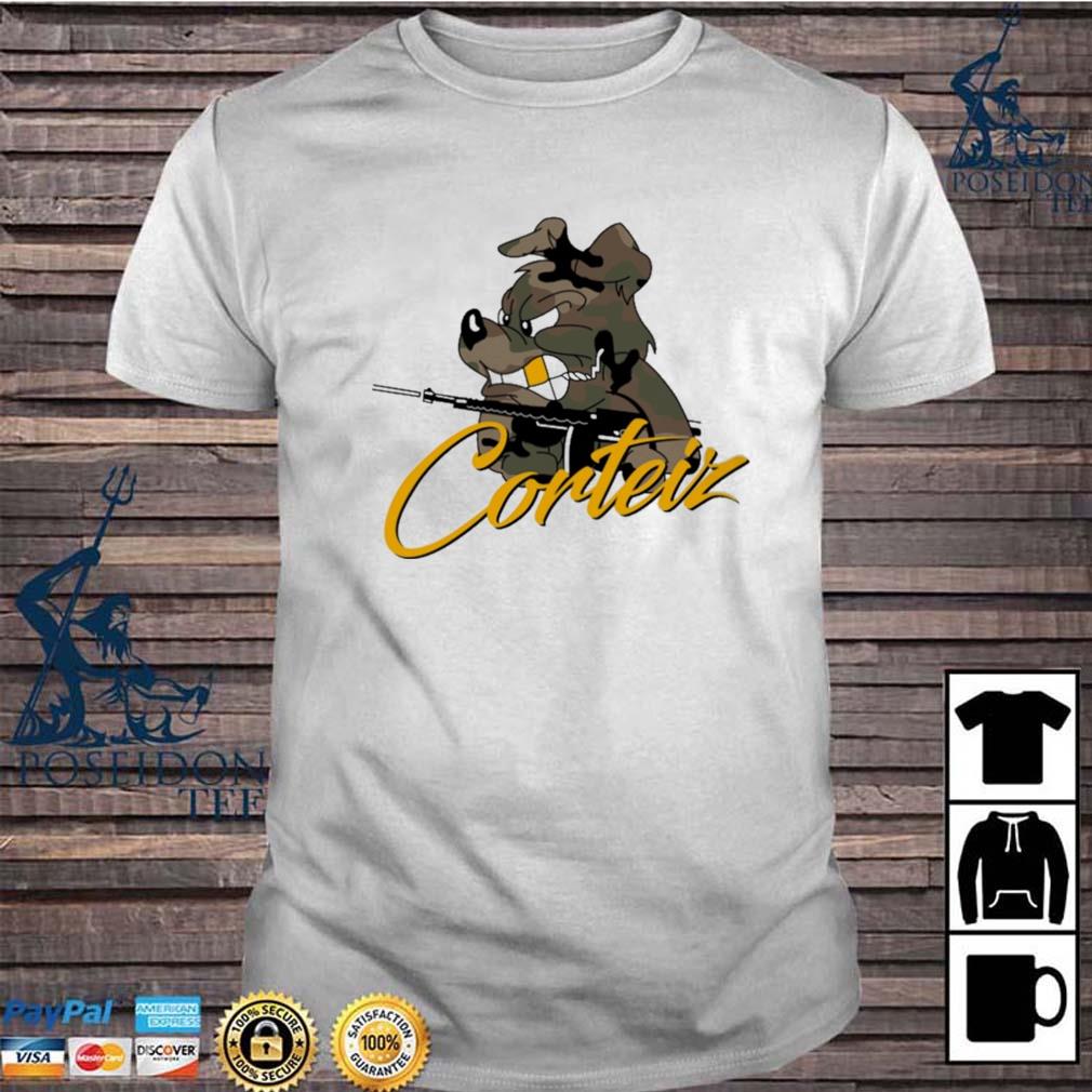 corteiz dog t shirt