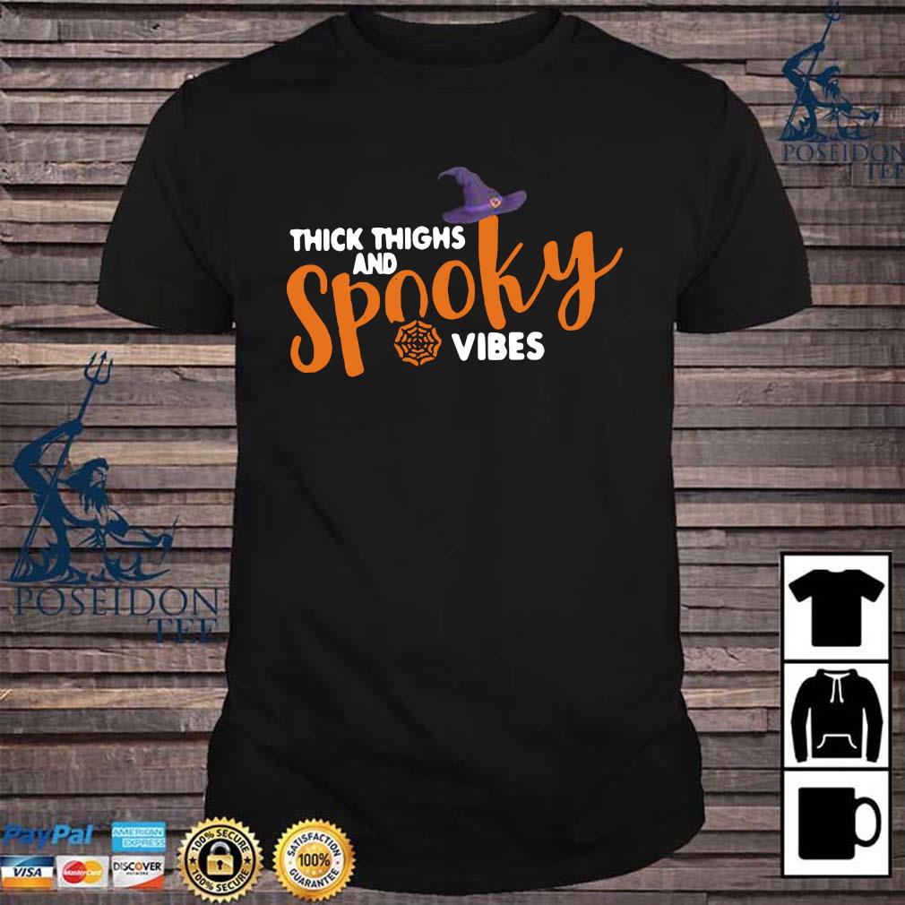 thick thighs halloween shirt