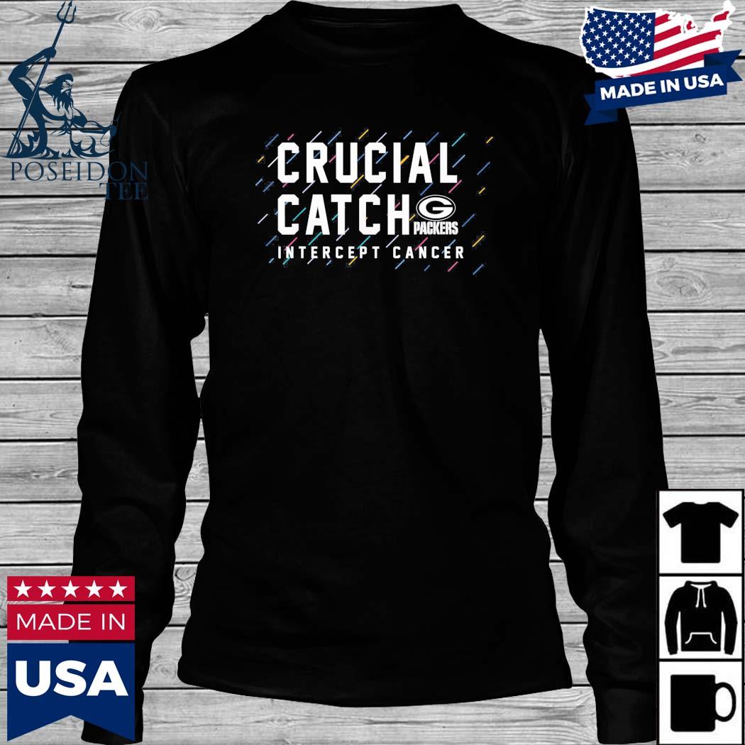 Packers 2021 Crucial Catch Intercept Cancer Shirt, hoodie, tank top,  sweater and long sleeve t-shirt