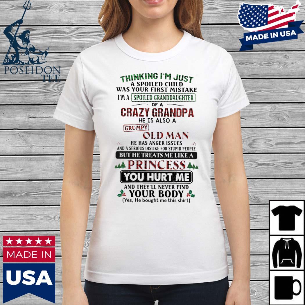 Crazy About Grandkids 49ERS Grandpa T-Shirt (Men)