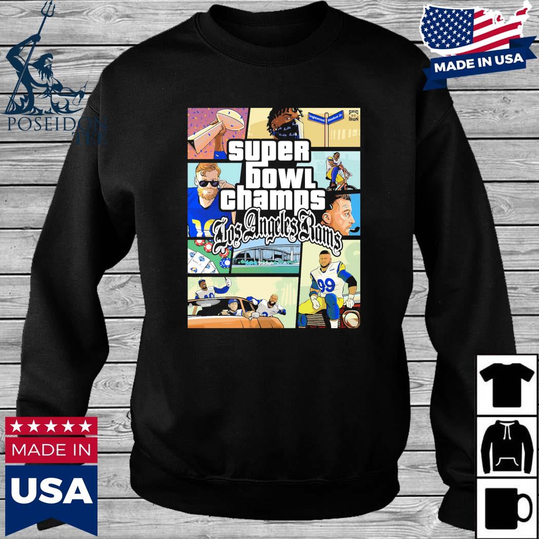 Official Super Bowl Champs Los Angeles Rams GTA shirt, hoodie, sweater,  long sleeve and tank top