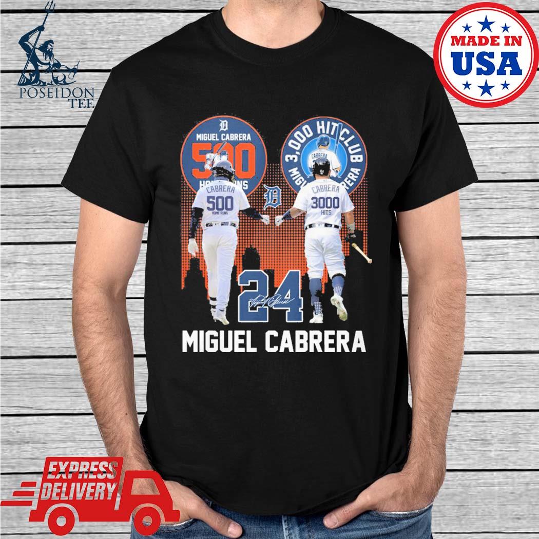 miguel cabrera 3000 hits t shirt