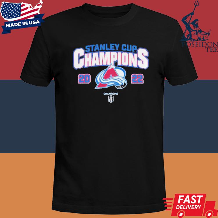 Official 2022 Colorado Avalanche Stanley Cup Champions Roster T-shirt