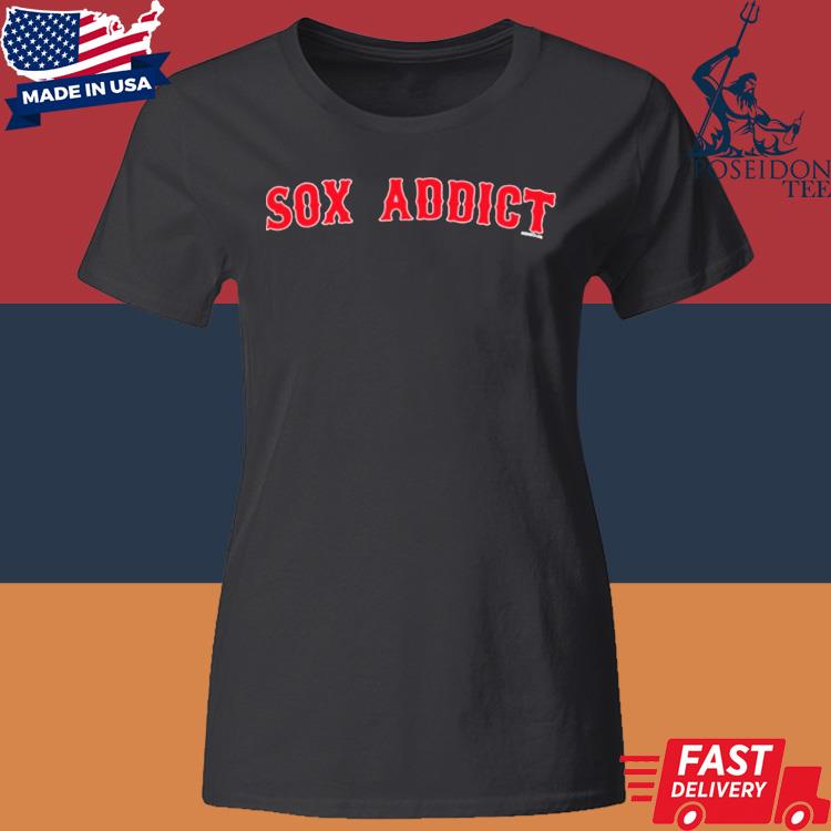 Official Boston Sox Addict Shirt Classic Womens