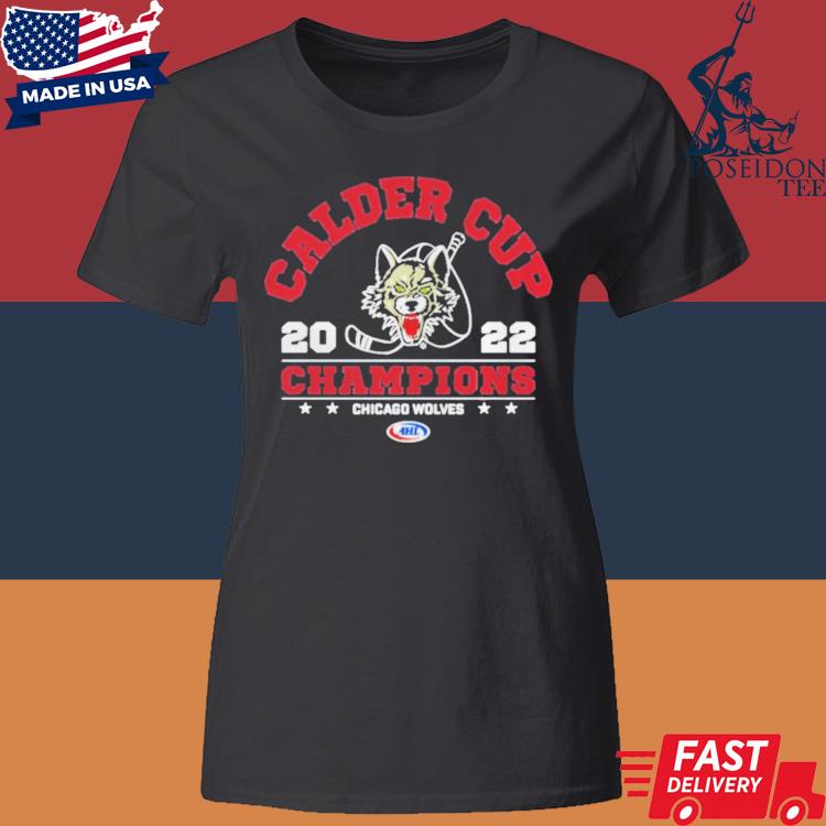 Official Chicago Wolves 2022 Calder Cup Champions s Classic Womens