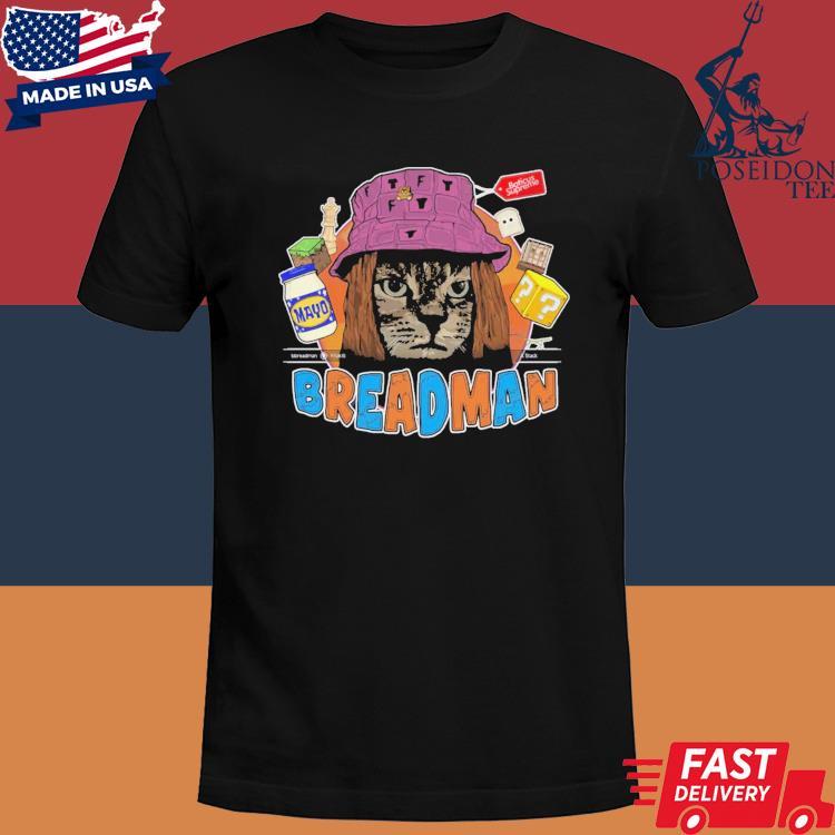 Official Built This Pool Cat Breadman Shirt