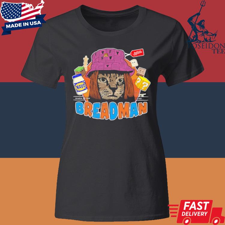 Official Cat Breadman T-Shirt Classic Womens