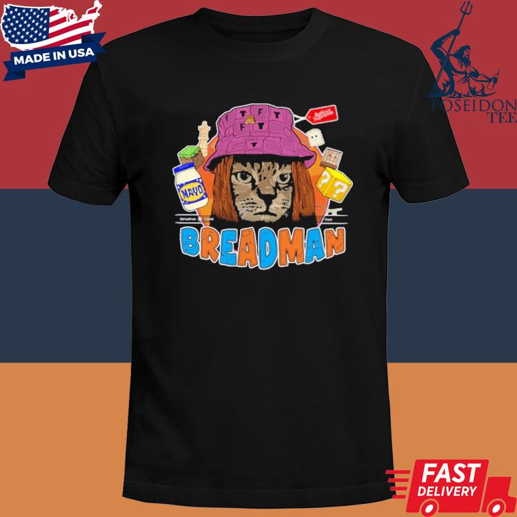 Official Cat Breadman T-Shirt