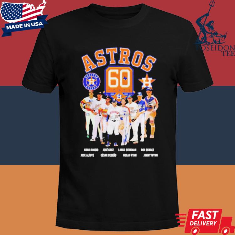 Official Houston Astros Best Players Signatures Shirt