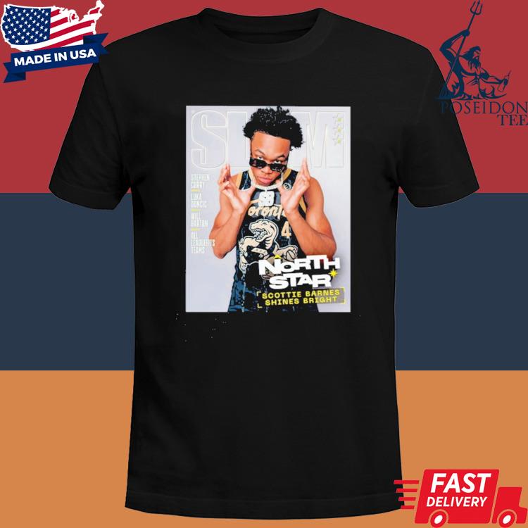 Official Slam North Star Scottie Barnes Shines Bright Shirt