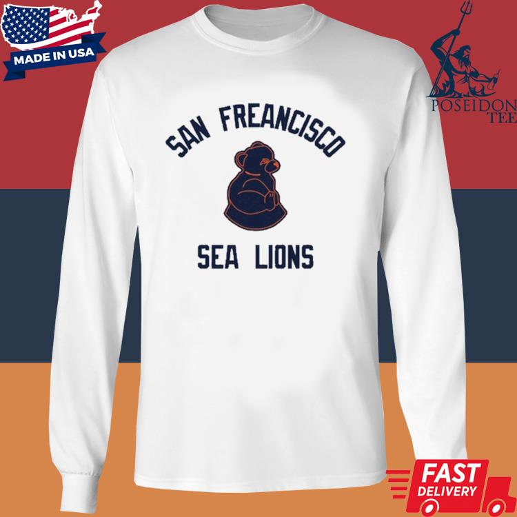San Francisco Sea Lions Baseball Jersey 2022 New Long Sleeve