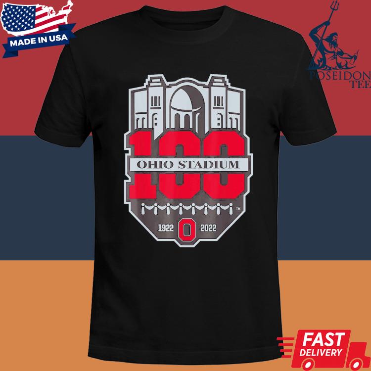 Official Ohio State 100 years of Football logo 1922 2022 shirt