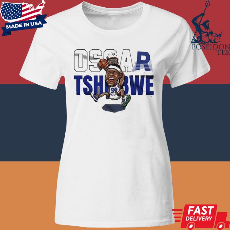 Official Oscar Tshiebwe Dunk Toon Basketball Shirt Classic Womens