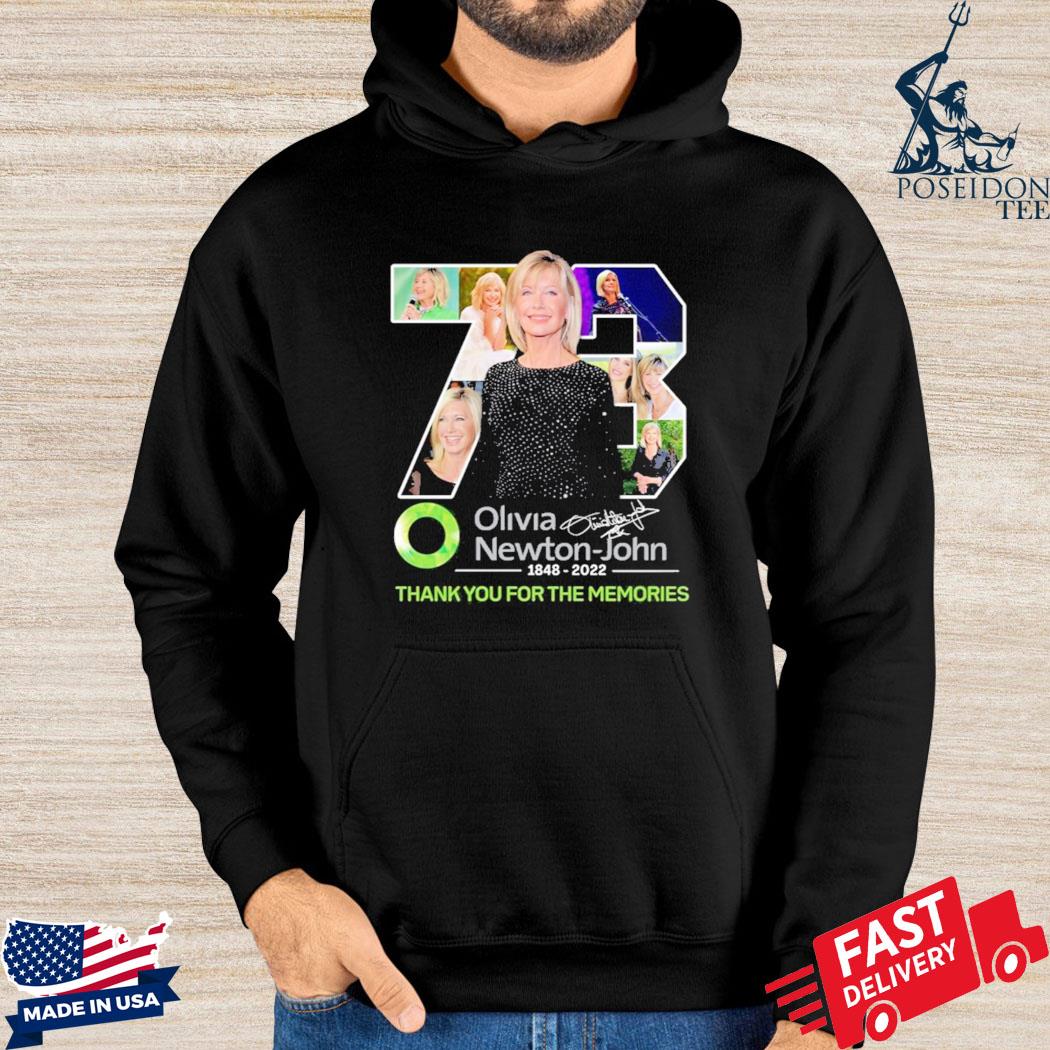 Official Rip Olivia Newton-John thank you for the memories signature s Hoodie