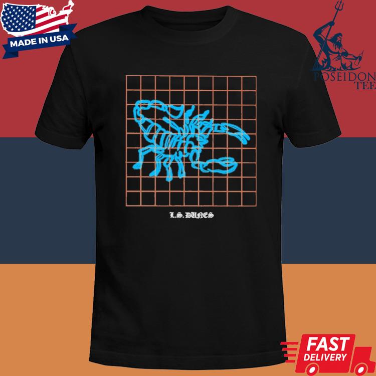 Official Scorpion grid ls dunes shirt