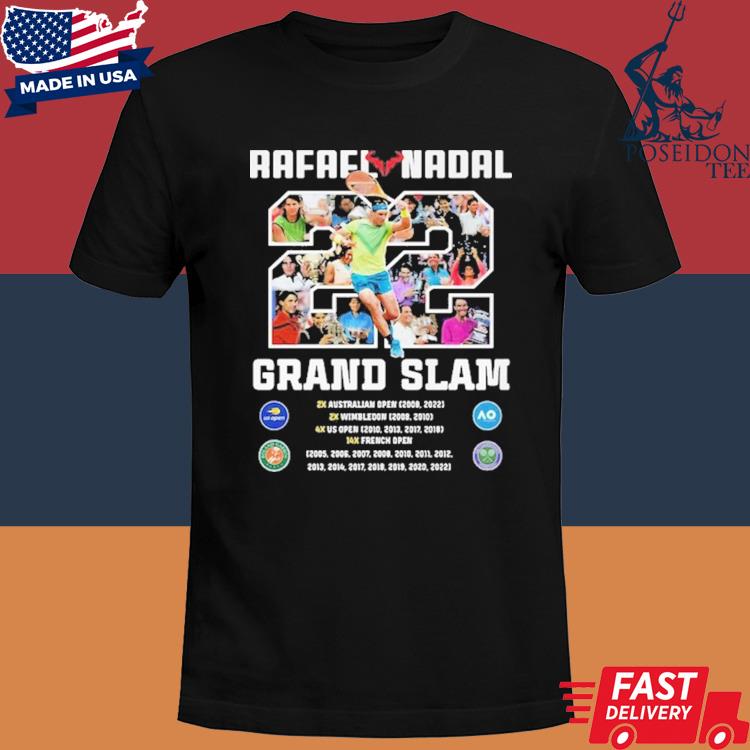 Official 22 Rafael Nadal Grand Slam Shirt