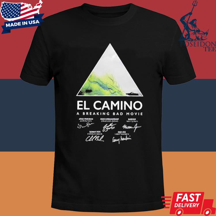 Official El Camino a breaking bad movie signatures shirt