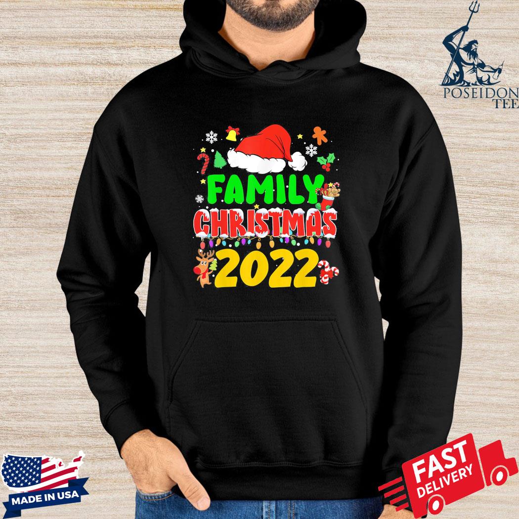 Official Matching family Christmas 2022 team santa elf squad pajamas s Hoodie