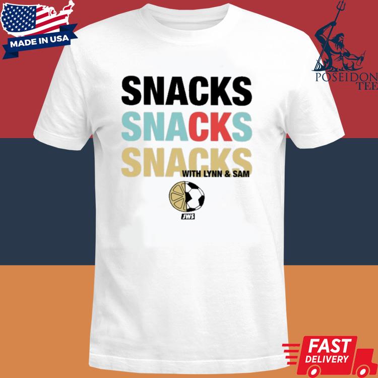 Official Snacks snacks snacks with lynn and sam jws shirt