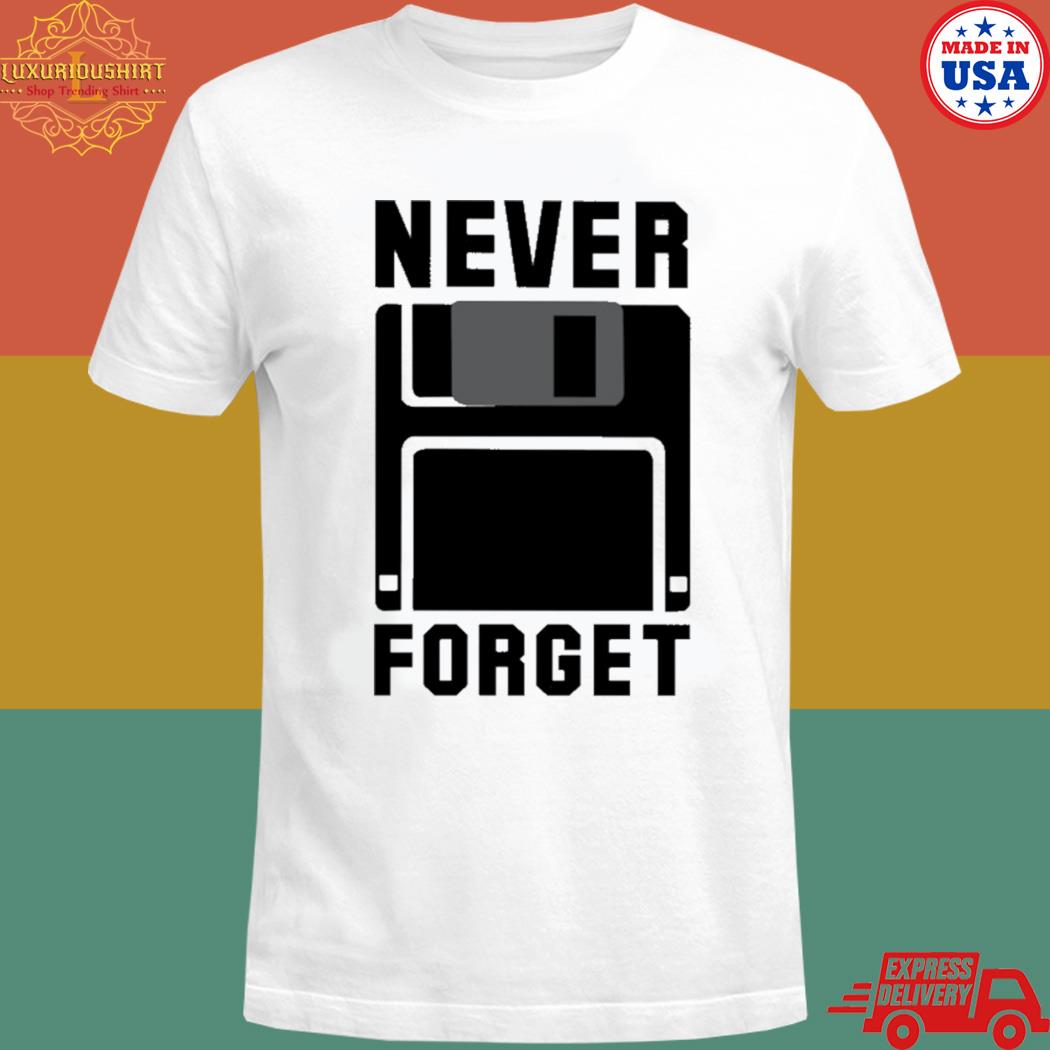 Official Jack forge floppy disk never forget shirt Official Jack forge floppy disk never forget shirt