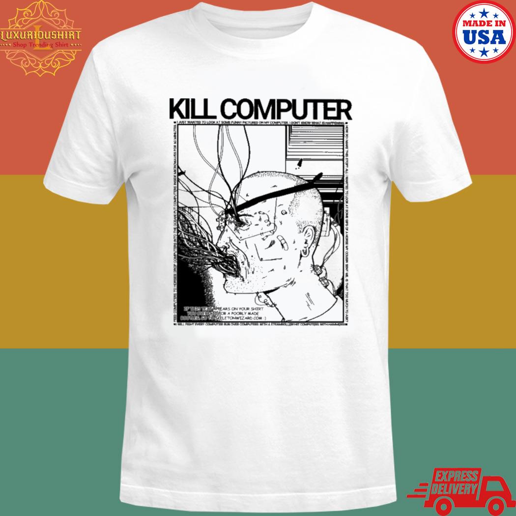 Official Rory Blank Kill computer T-shirt