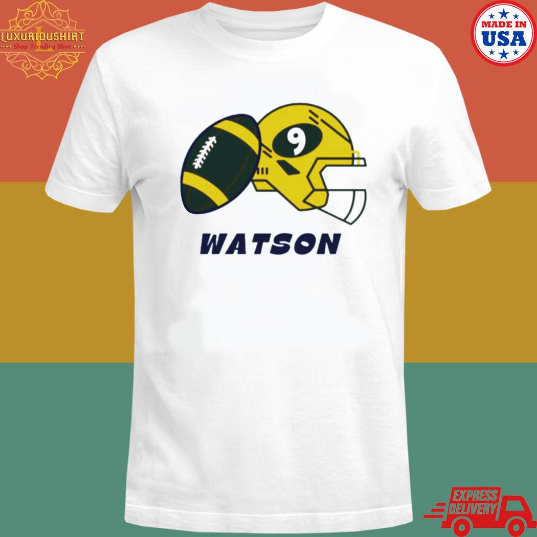 Official christian watson number 9 American Football T-shirt