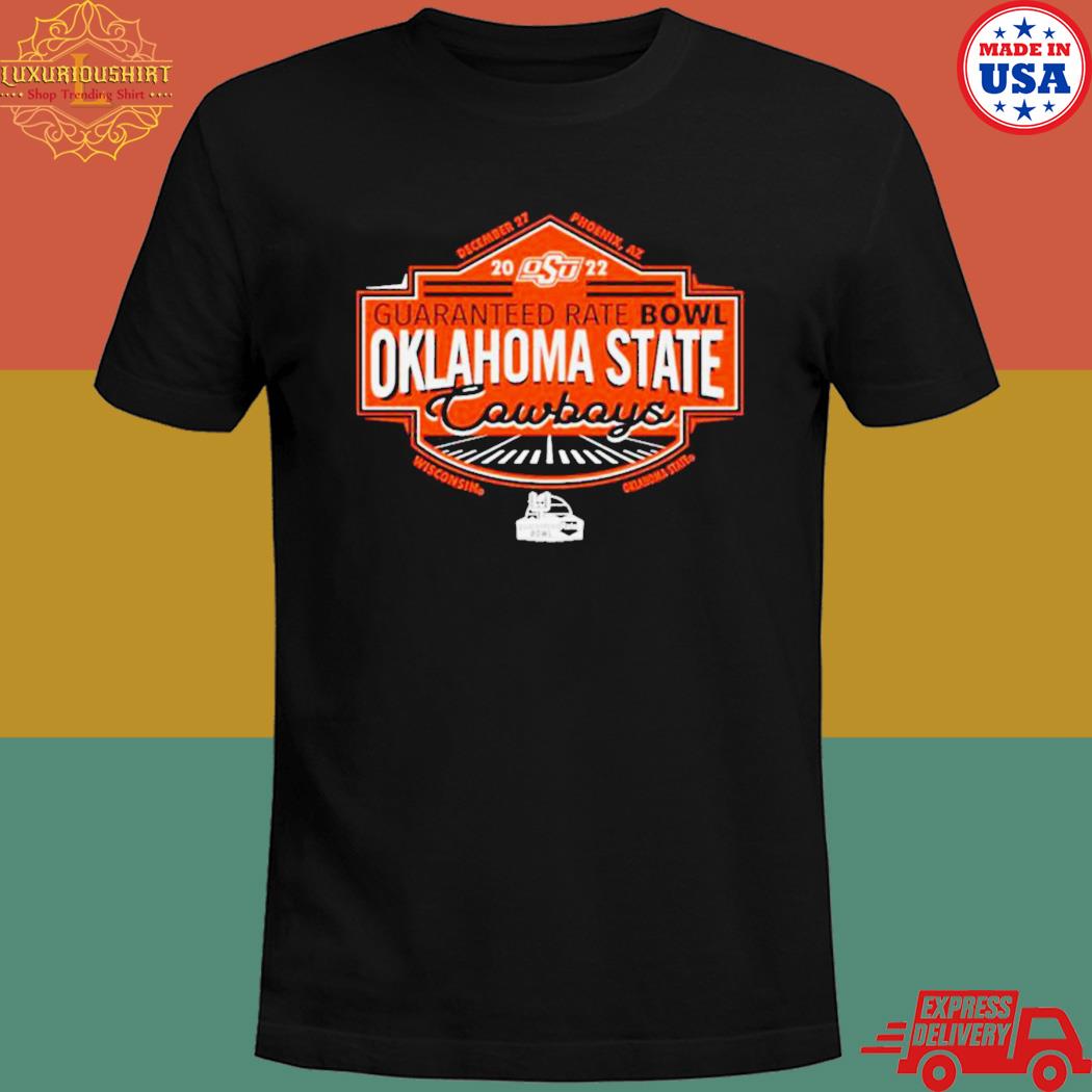 Official Oklahoma state Cowboys guaranteed rate bowl december 27 2022 T-shirt