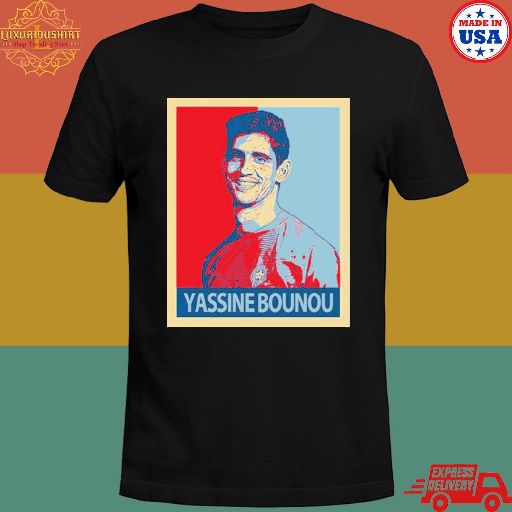 Official yassine bounou hope style art T-shirt