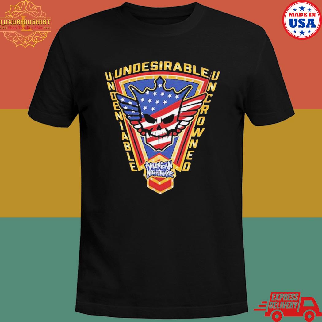 Official Cody rhodes undeniable uncrowned logo T-shirt