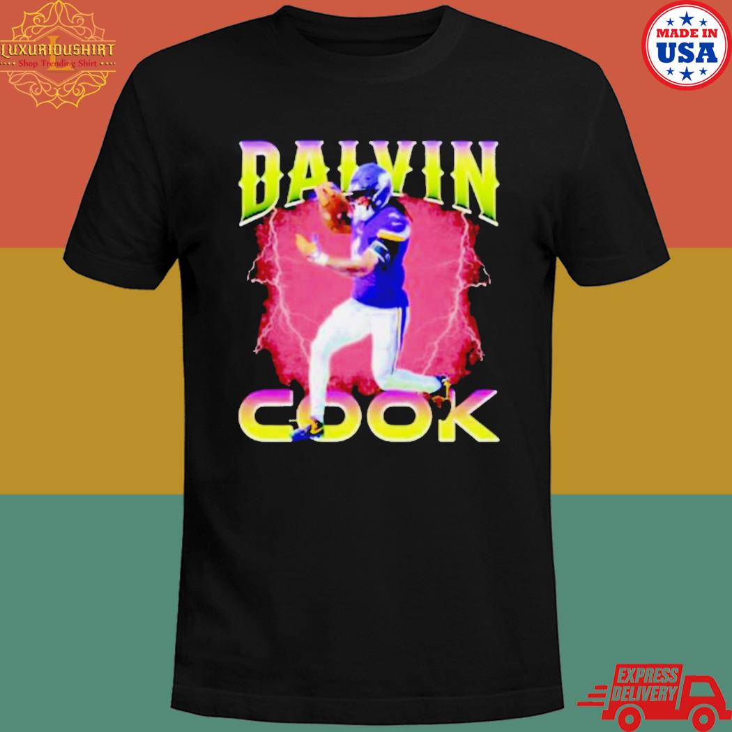 Official Dalvin cook Minnesota vikings Football poster T-shirt