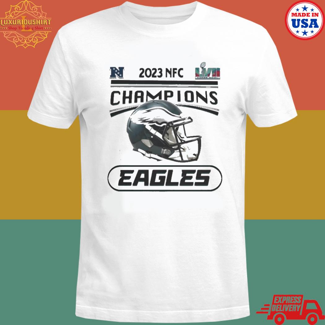 Official Philadelphia eagles 2023 NFC conference champions T-shirt