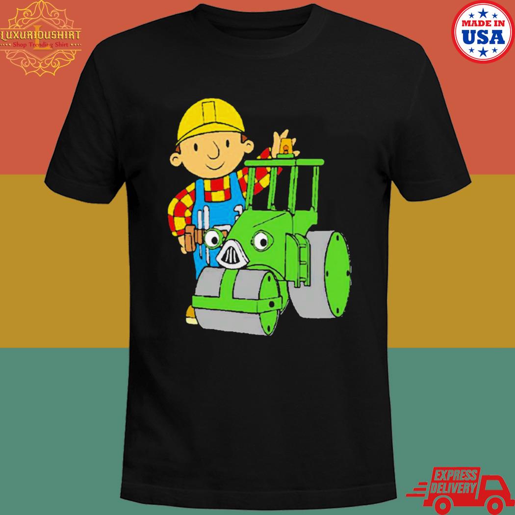 Official Retro cartoon bob the builder and friends T-shirt