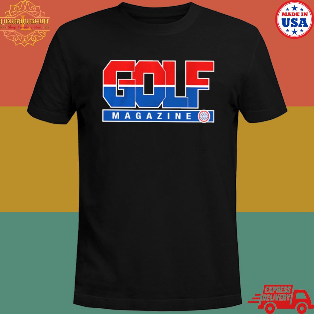 Official 90's golf magazine logo T-shirt