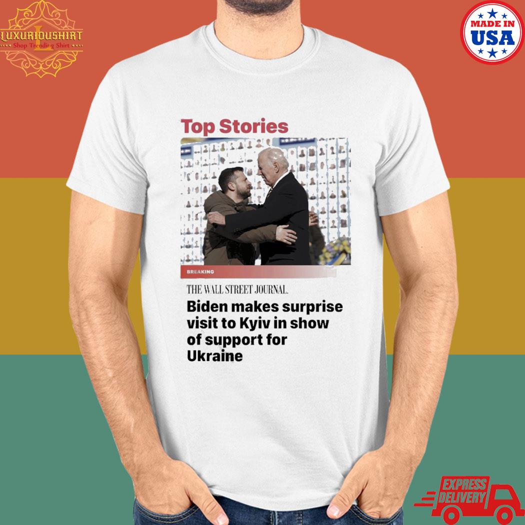 Official Biden makes surprise visit to kyiv in show of support for Ukraine T-shirt