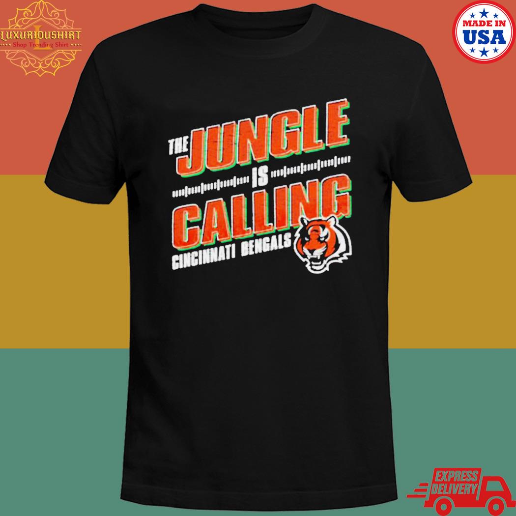 Official CincinnatI bengals the jungle is calling T-shirt
