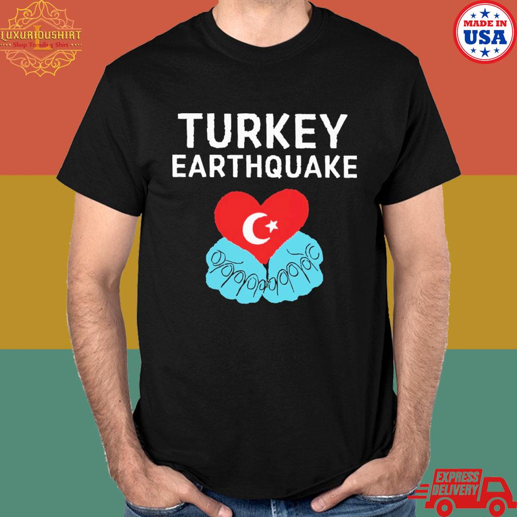 Official Earthquake Turkey pray for Turkey and Syria T-shirt