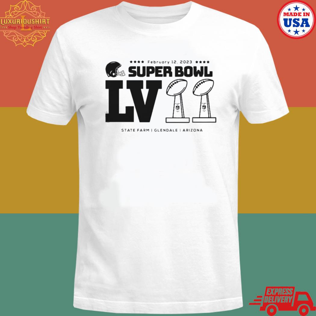 Official February 12 2023 super bowl lviI T-shirt, hoodie, tank