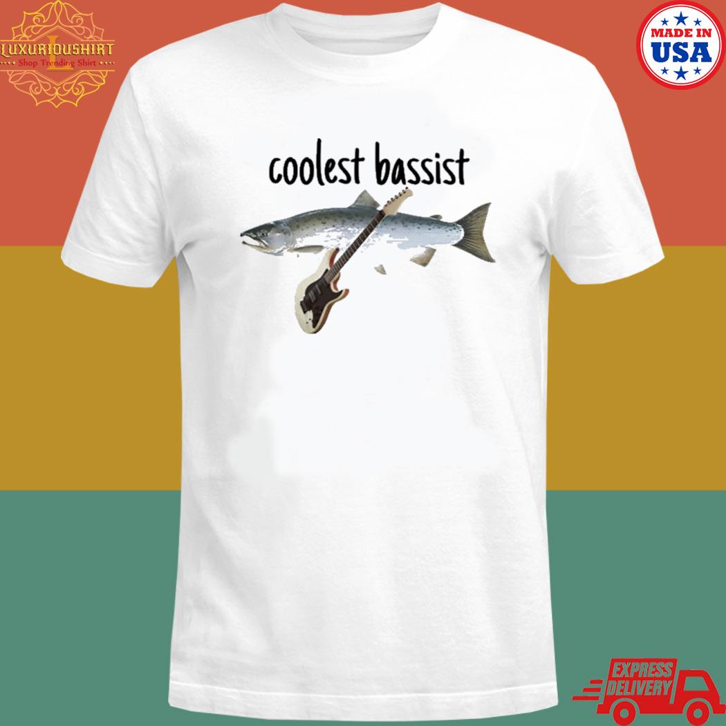 Official Fish ang guitar coolest bassist T-shirt