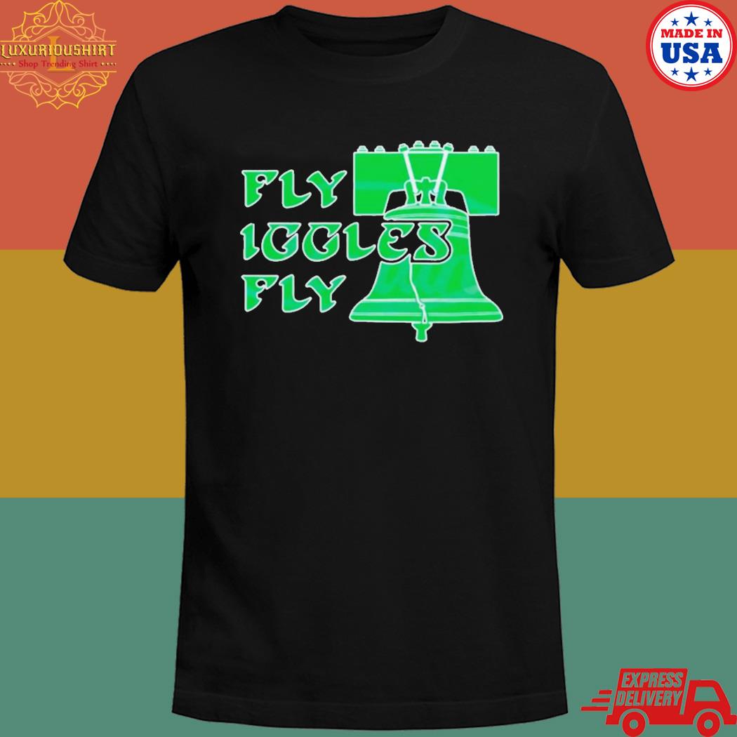 Official Fly iggles fly eagles fans T-shirt