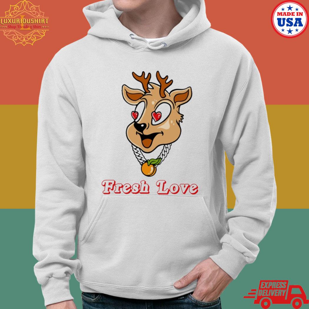 Official Fresh love dough Valentine T-s hoodie