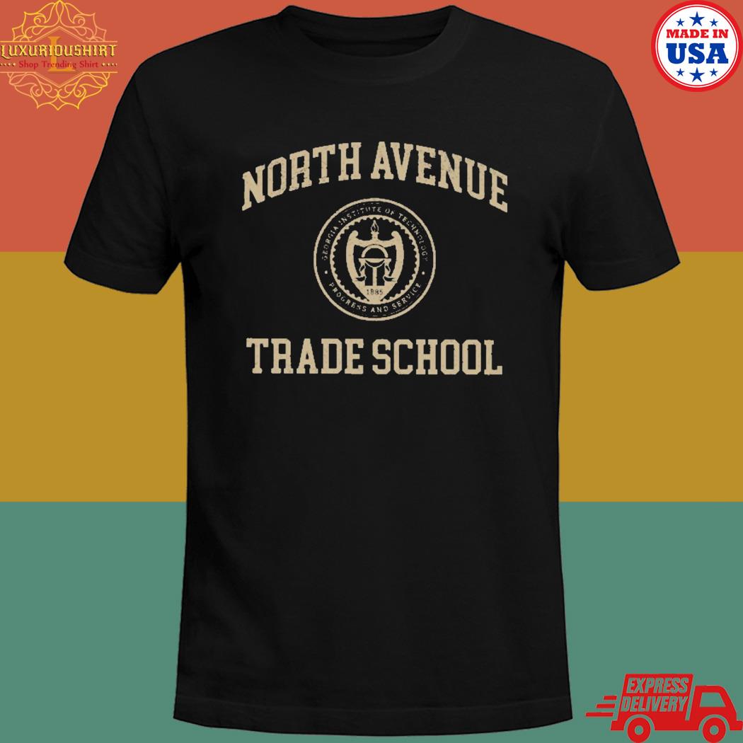 Official Georgia tech north avenue trade school T-shirt