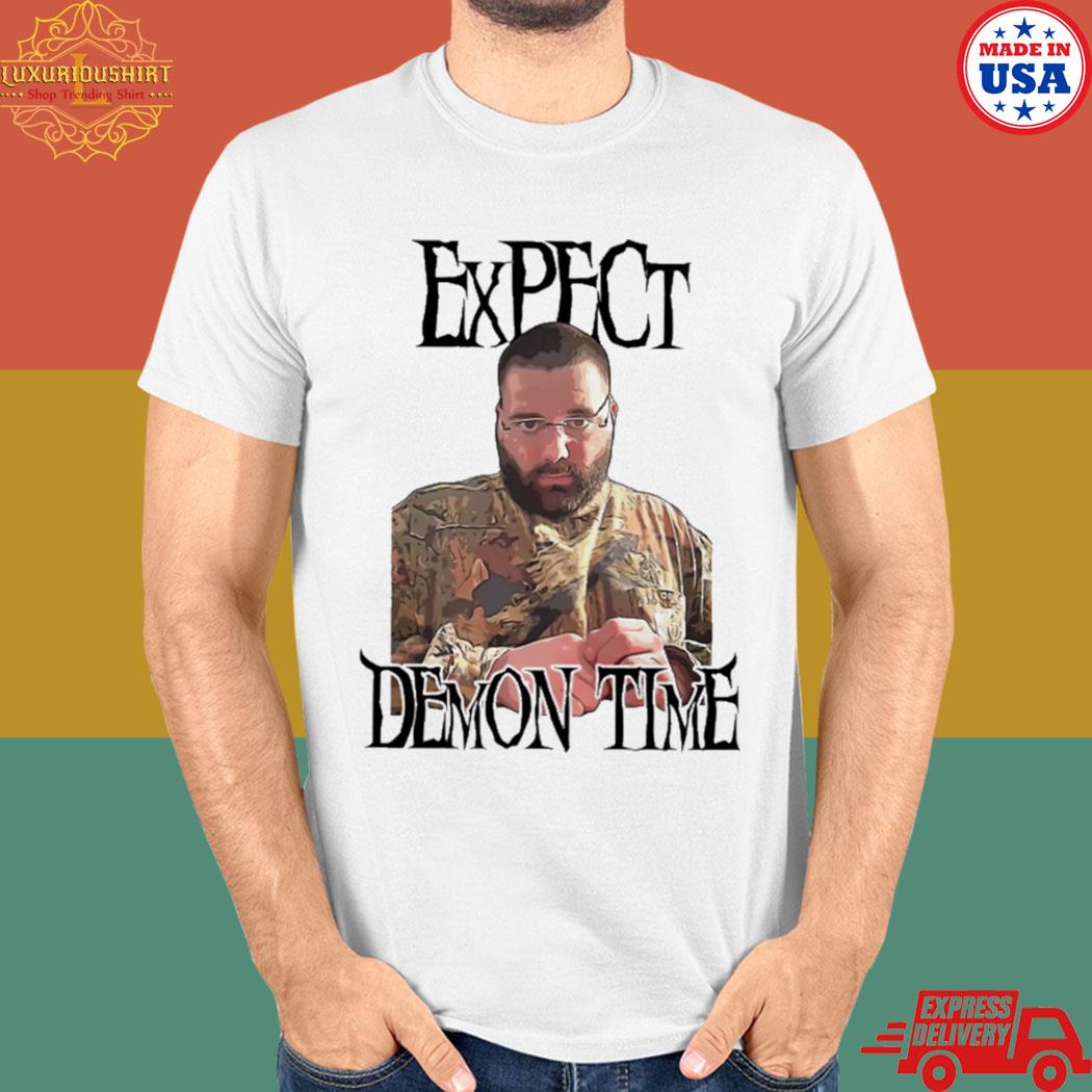 Official Jersey jerry expect demon time T-shirt